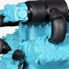 Kompresor Pendingin Dua Tahap 30HP Suhu Rendah YBF6F-30.2DS