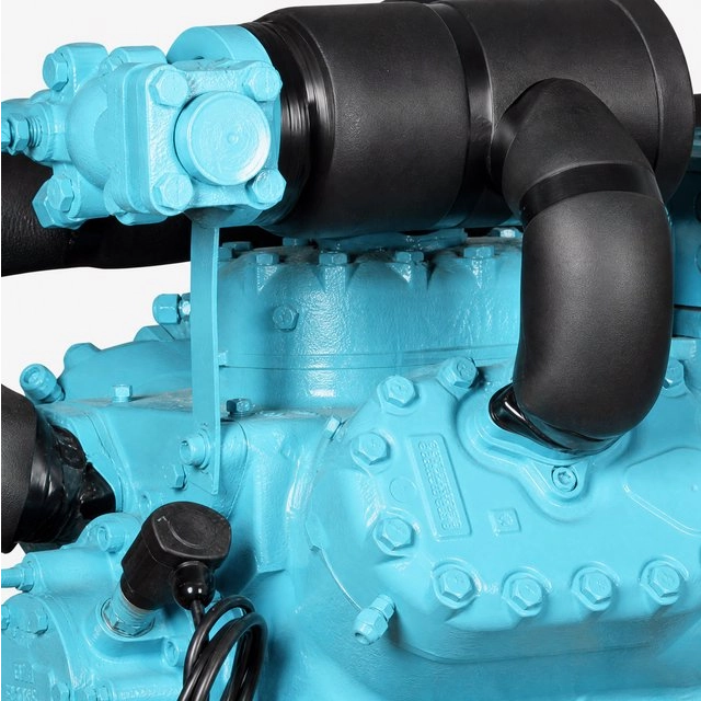 Kompresor Pendingin Dua Tahap 30HP Suhu Rendah YBF6F-30.2DS