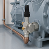 Rotalock Valve Steel Shut Off Valve untuk Kompresor Pendingin Unit Kondensasi Cold Storage Pasokan Pabrik OEM
