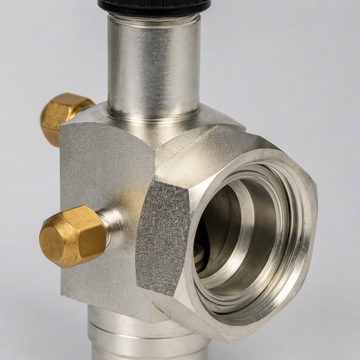 Rotalock Valve Steel Shut Off Valve untuk Kompresor Pendingin Unit Kondensasi Cold Storage Pasokan Pabrik OEM